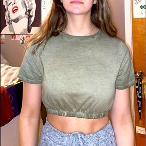 Rutched bottom Crop top